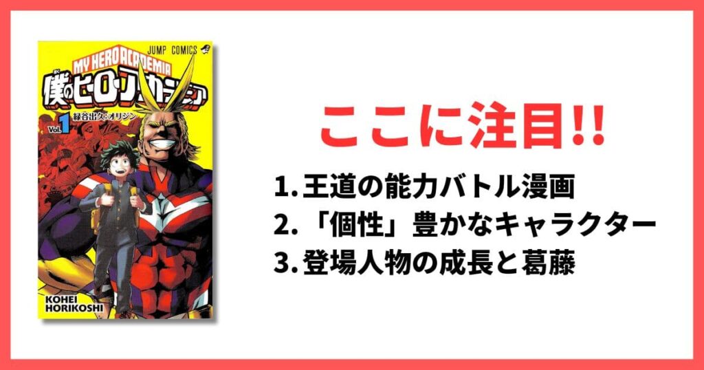 面白すぎるジャンプ系おすすめ漫画 僕のヒーローアカデミア