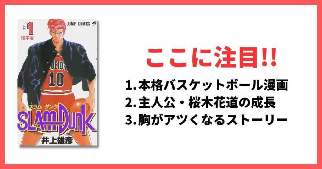 面白すぎるジャンプ系おすすめ漫画 スラムダンク